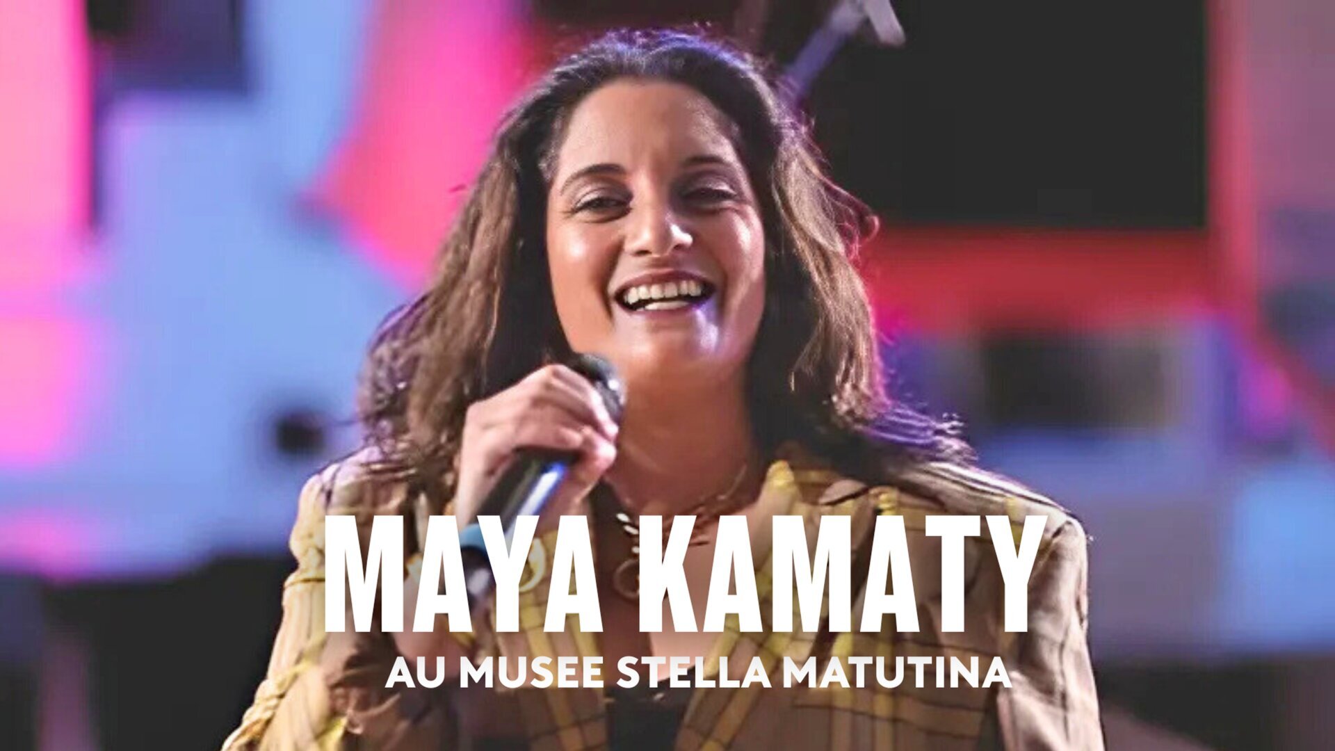 Maya Kamaty, live au Musée Stella Matutina