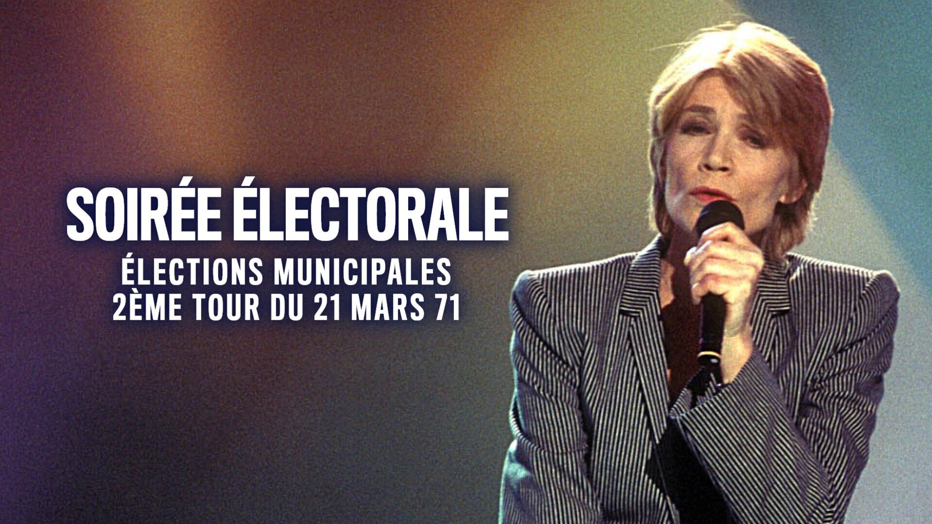 Soirée électorale : élections municipales 2ème tour du 21 mars 71