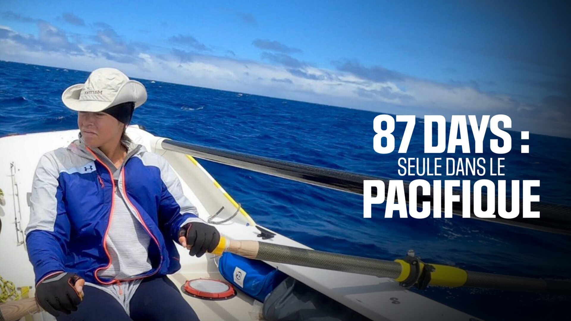 87 days : seule dans le Pacifique