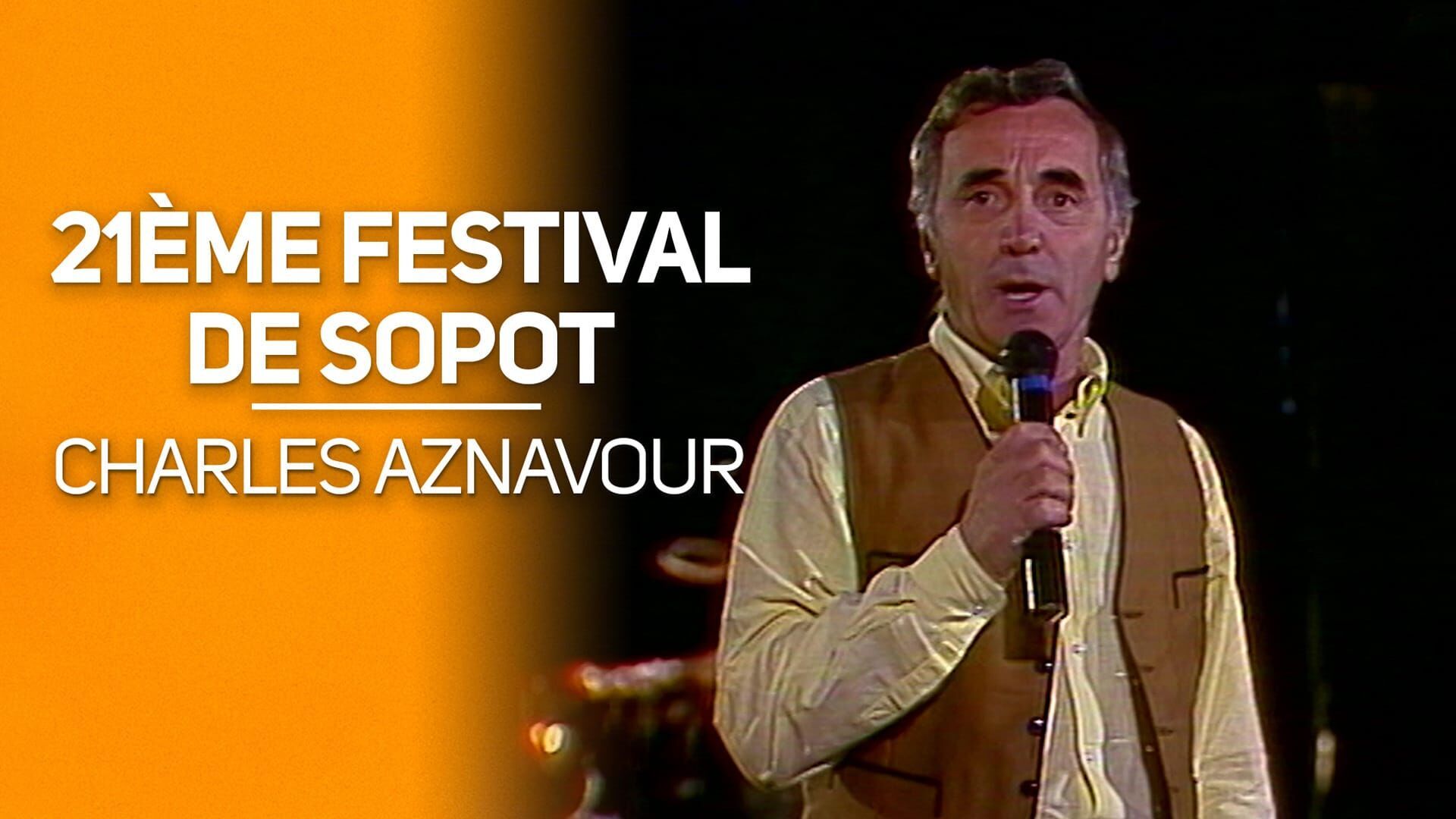 Charles Aznavour au 21ème Festival de Sopot