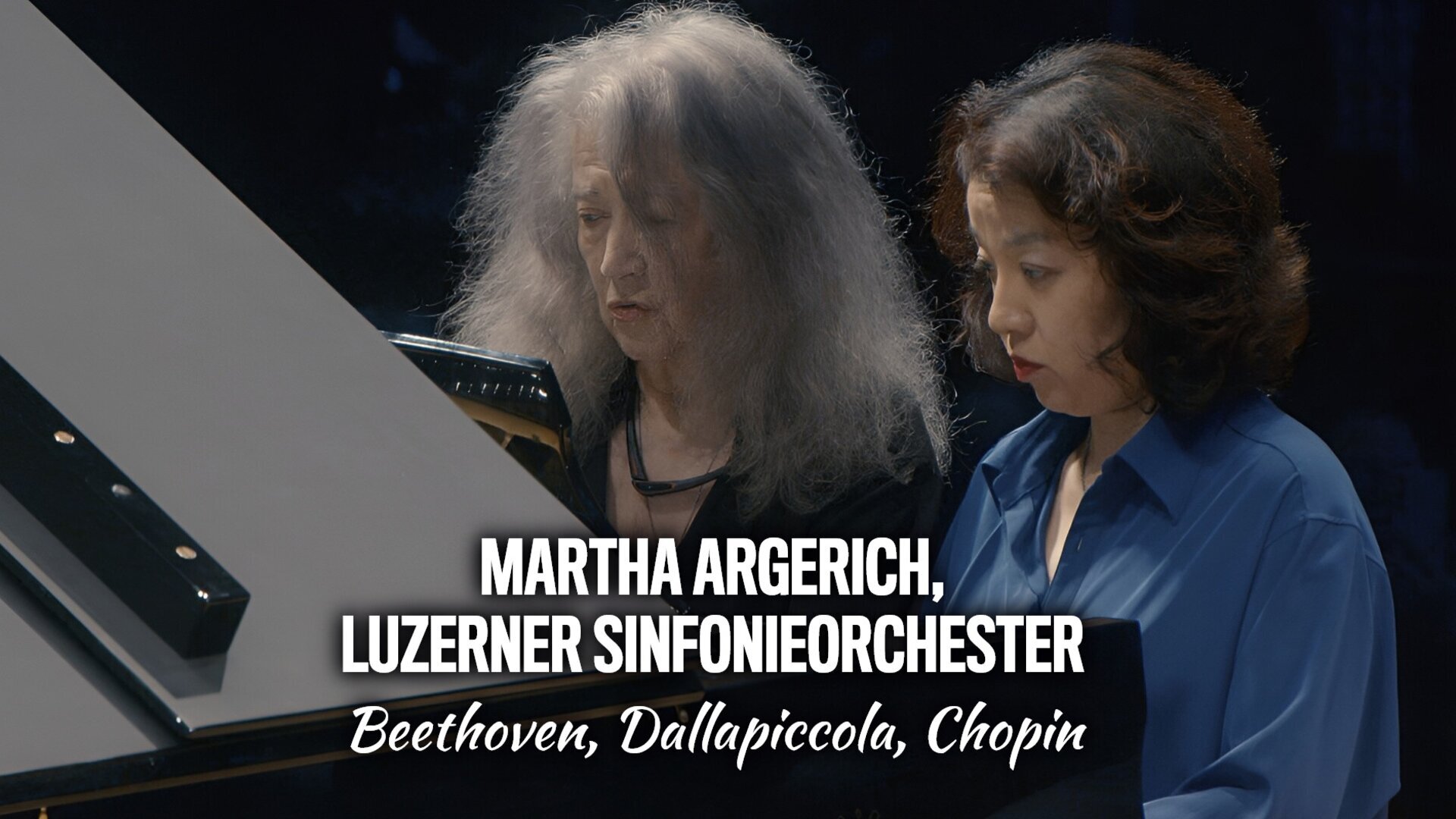 Martha Argerich, Luzerner Sinfonieorchester : Beethoven, Dallapiccola, Chopin