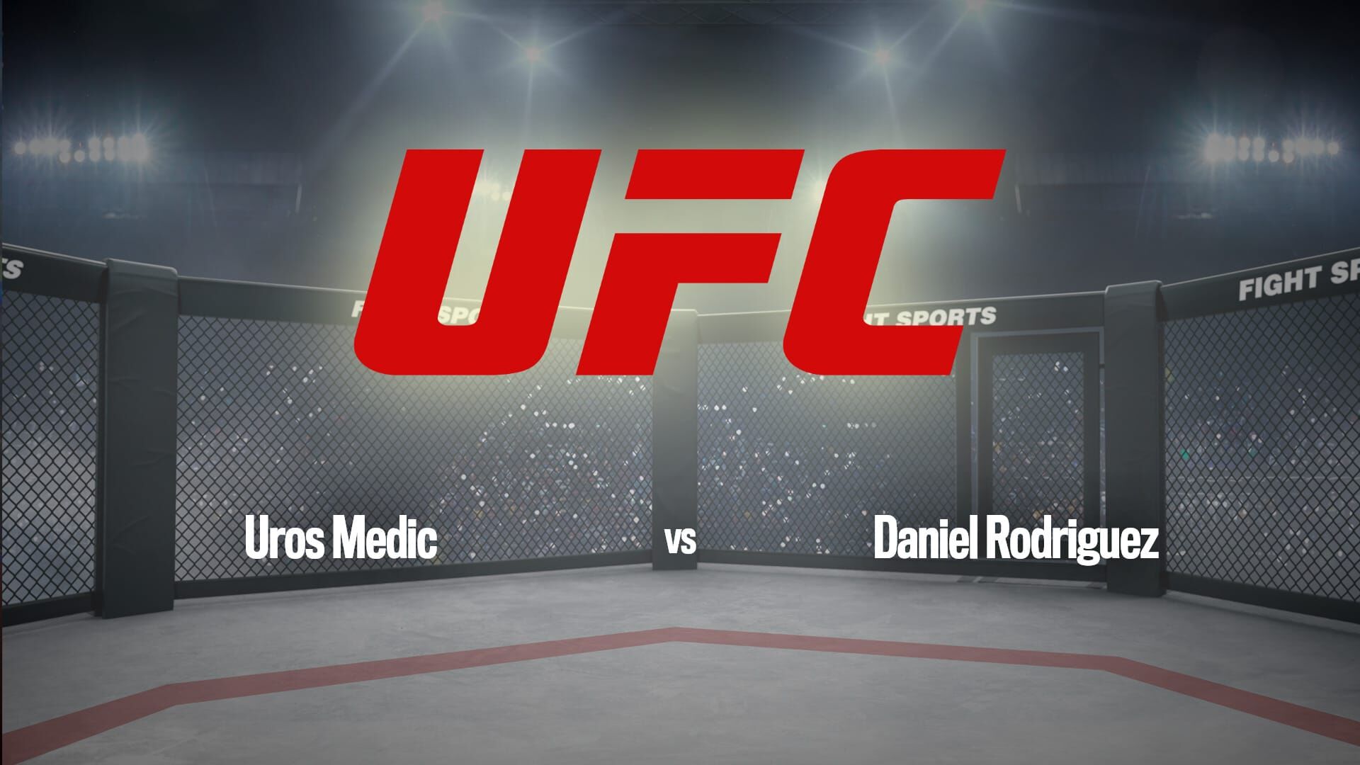 MMA : UFC | Uros Medic / Daniel Rodriguez — RMC Sport 1 20:30