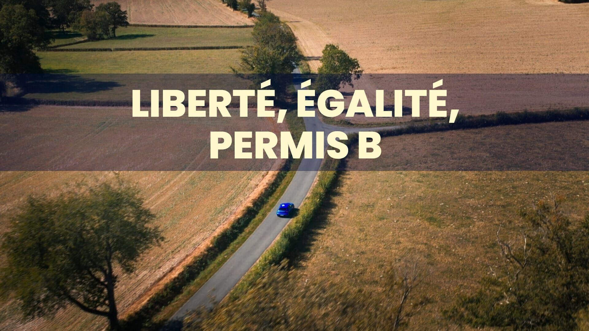 Liberté égalité, permis B