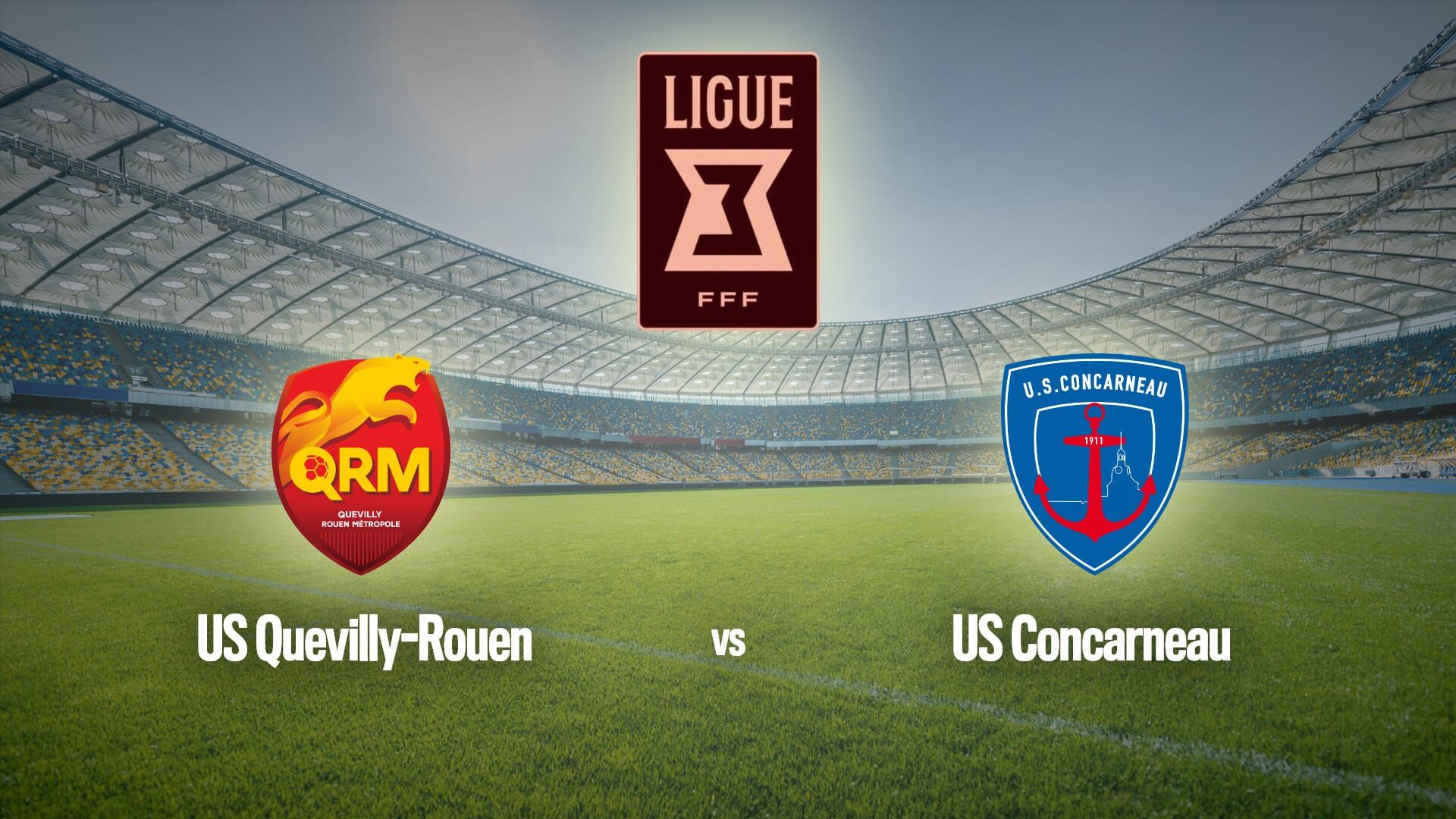 Football : Ligue 3 | Quevilly Rouen / Concarneau