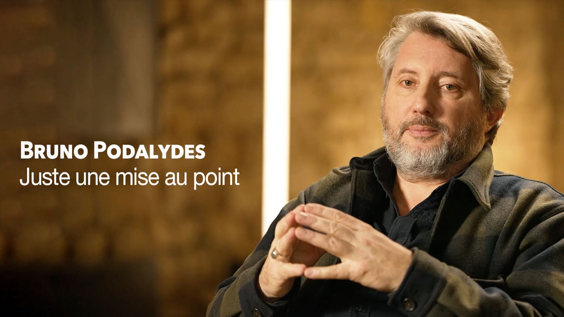 Bruno Podalydes : Juste une mise au point