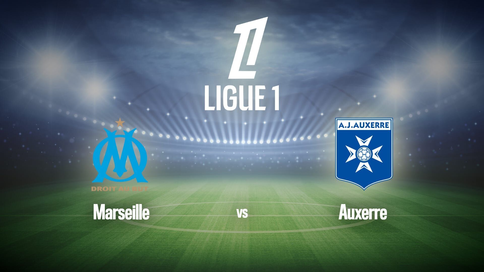 Football : Ligue 1 McDonald's | Marseille / Auxerre