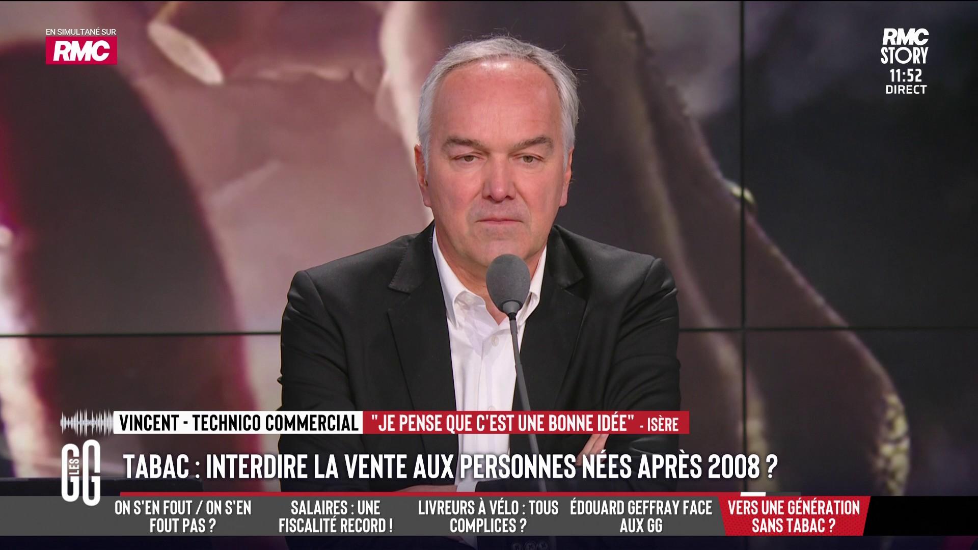 Replay Faut-il interdire la vente de cigarettes  tous les jeunes ns aprs  2008, pour une gnration sans tabac : voir l'intgralit de cette mission  sur RMC BFM PLAY
