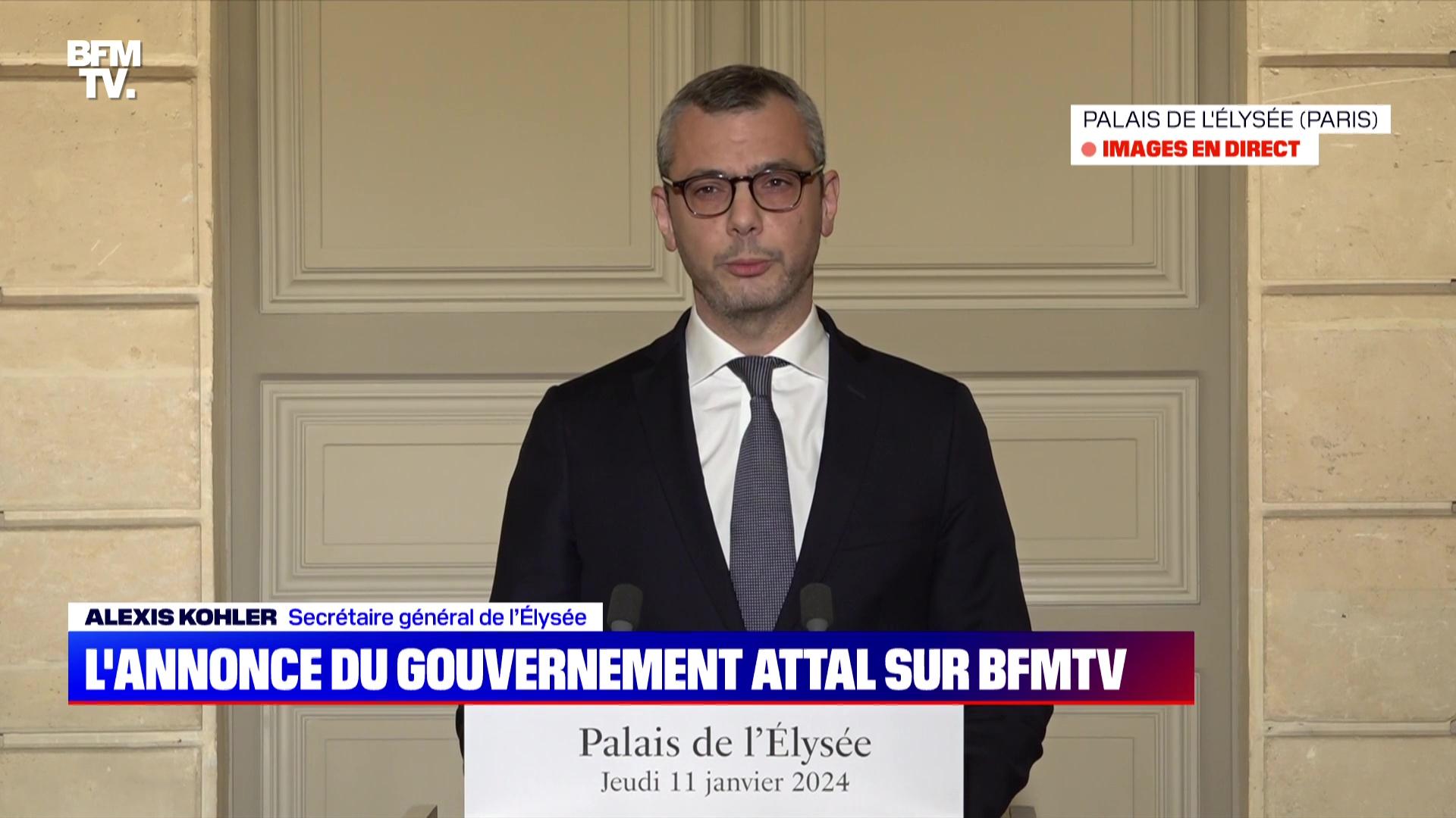 Gouvernement Attal Liste 2024au Hally Hyacinthie