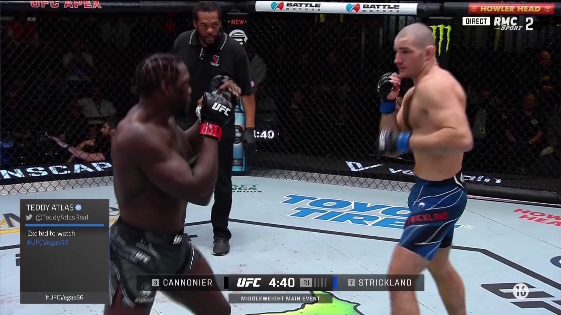 Replay UFC Fight Night 234 Jared Cannonier vs Sean Strickland voir