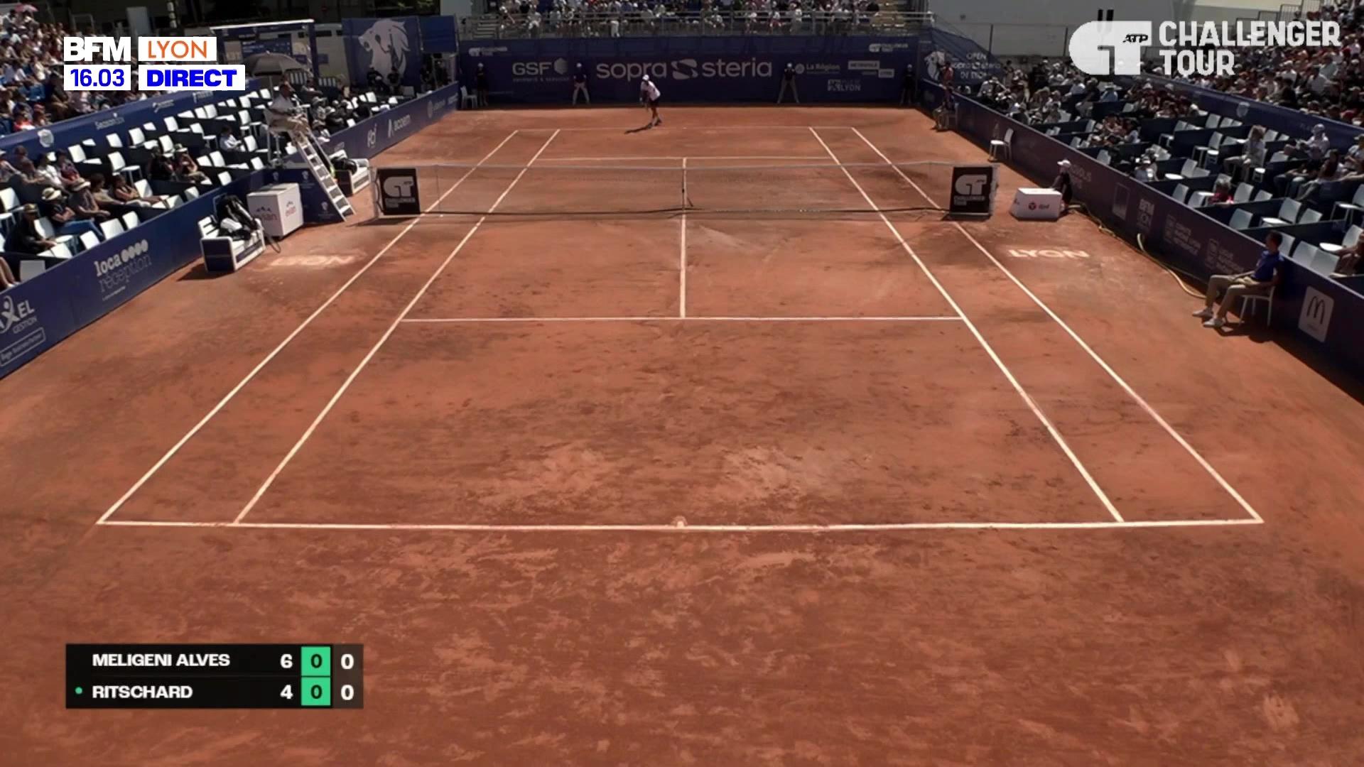 Replay Finale masculine de l'ATP Challenger 100 Lyon voir l