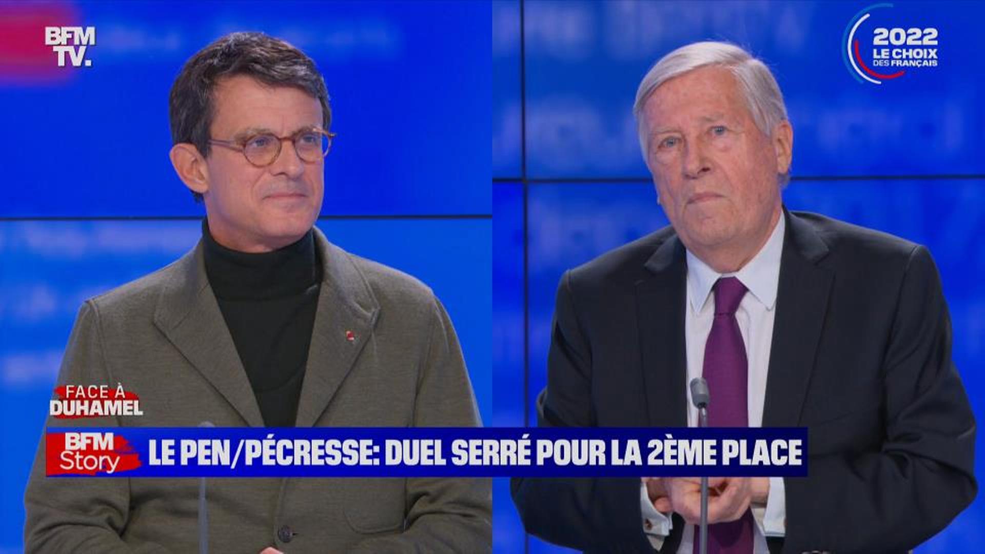 Replay Manuel Valls face à Alain Duhamel voir l'intégralité de cette émission sur RMC BFM PLAY