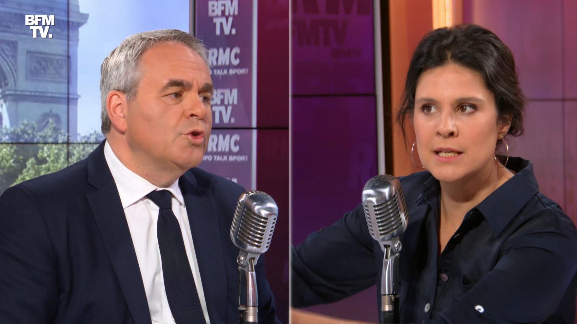 Replay Xavier Bertrand face à Apolline de Malherbe voir l'intégralité