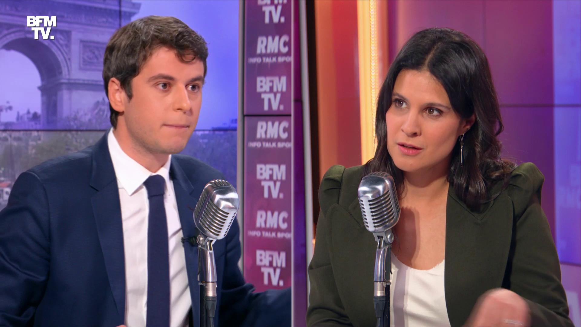 Replay Gabriel Attal face à Apolline de Malherbe voir l'intégralité