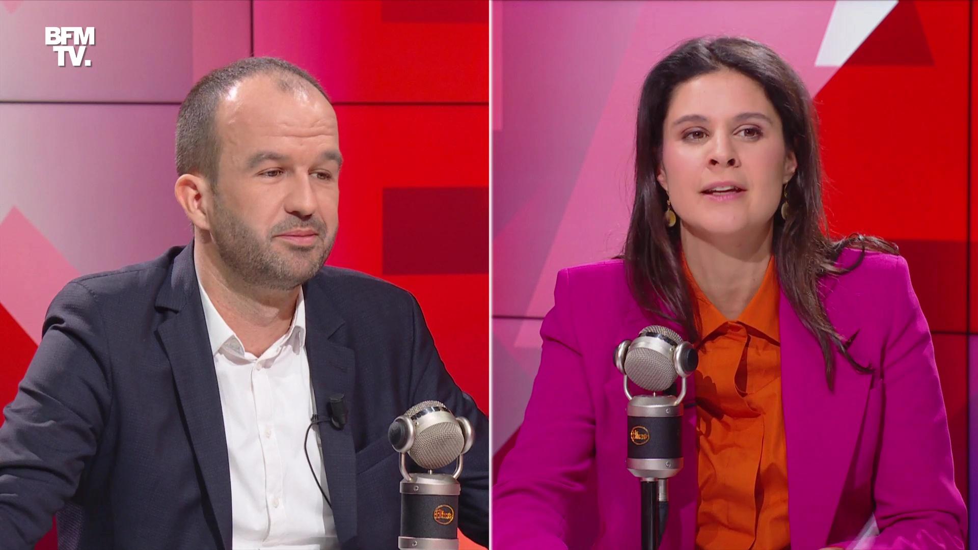 Replay Manuel Bompard face à Apolline de Malherbe voir l'intégralité