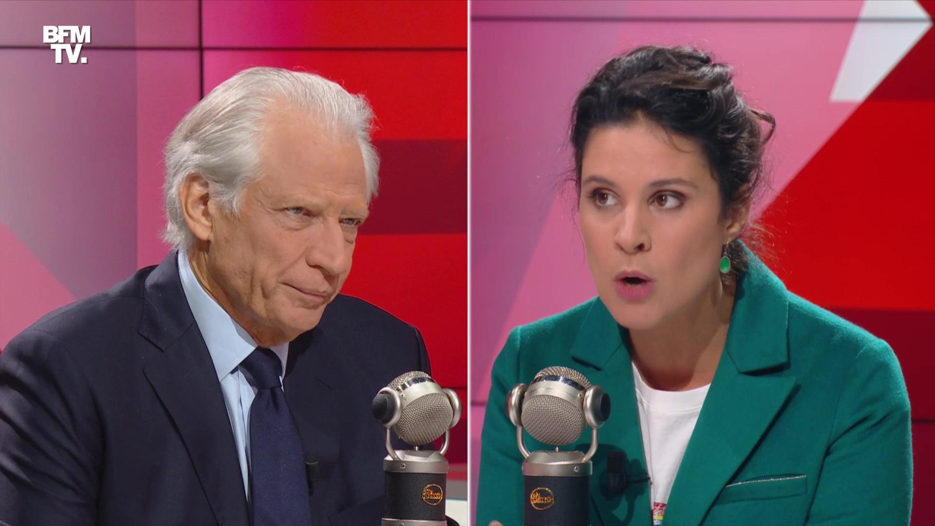 Replay Dominique de Villepin face à Apolline de Malherbe voir l