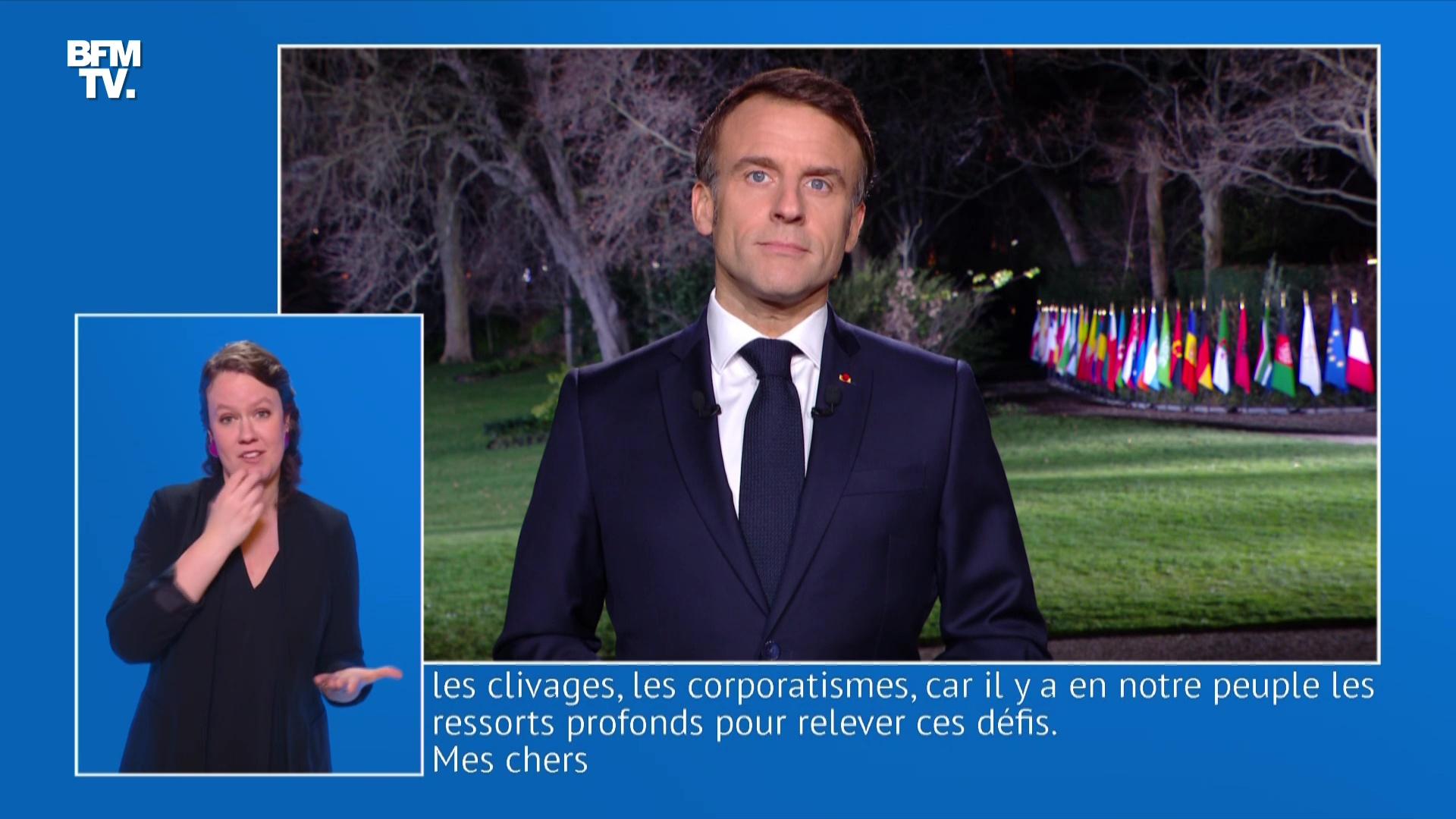 Replay Les voeux du Président pour l'année 2024 voir l'intégralité de