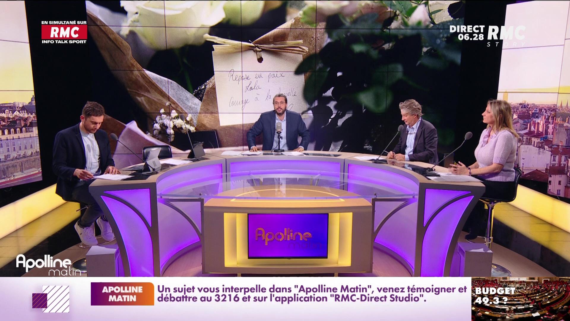 Revoir Apolline matin du 19 Octobre