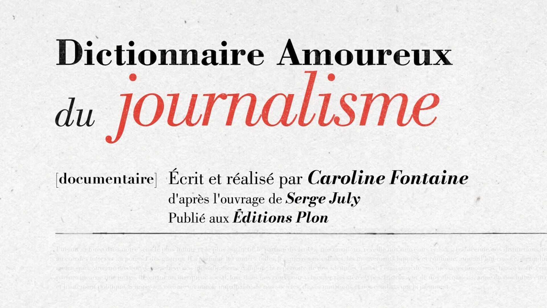 Dictionnaire amoureux