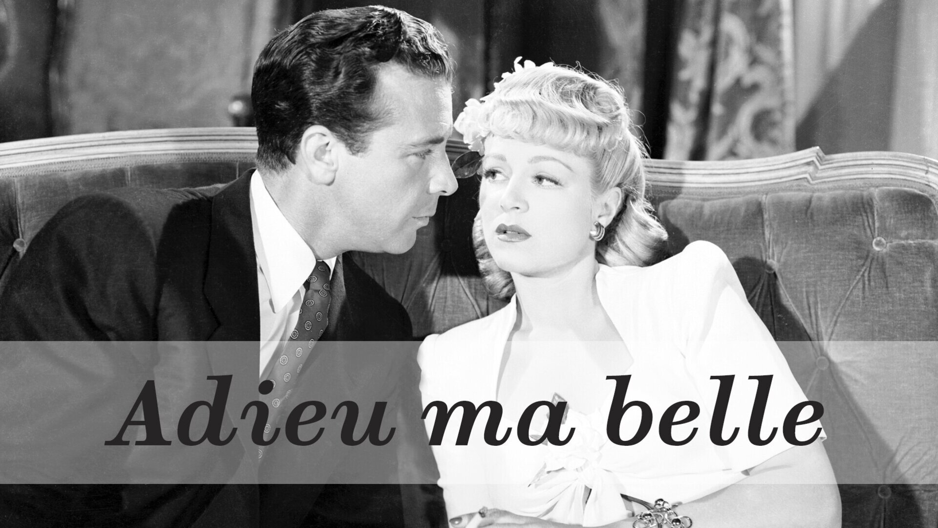 Adieu ma belle